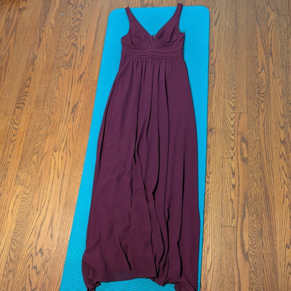 NWOT Lulu's Leading Role Gown Small Burgundy